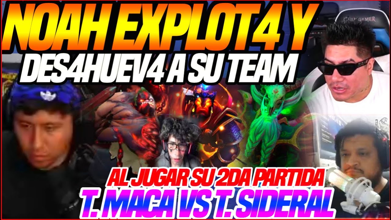 😲MOMENTO TENSO en EL EQUIPO de MACARIUS😲NOAH EXPL0T4 y DES4HUEV4 a SU TEAM x RECIBIR PURAS QUEJAS