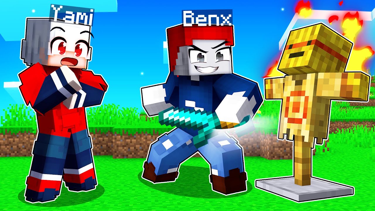 BENX TRAINIERT MICH für FINALEN KAMPF in MINECRAFT HELDEN! (PvP Trainer)