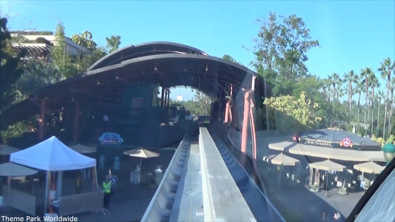 Disneyland Monorail On Ride POV - Disneyland Resort