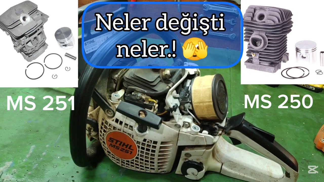 STHIL MS 251 İNCELEME / neler değişti ms250 ile arasındaki farklar.!
