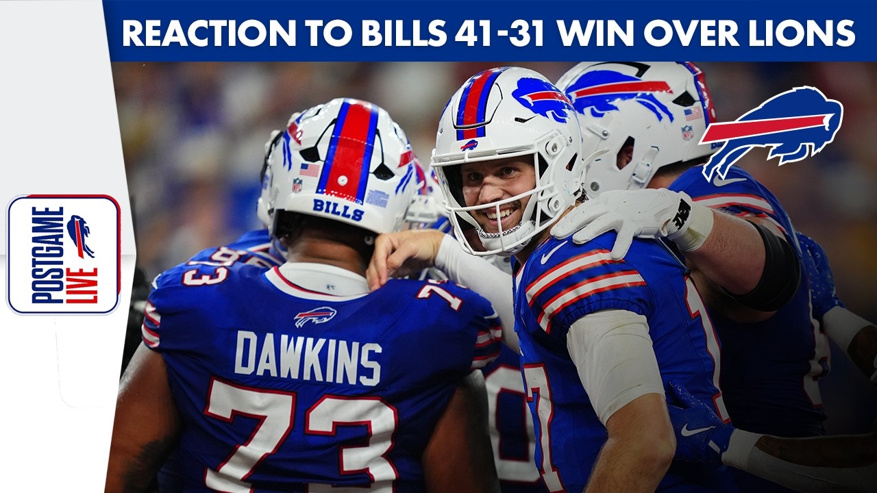 Bills Postgame Live: Instant Reaction As Bills Dominant Early In 41-31 Win Over Lions