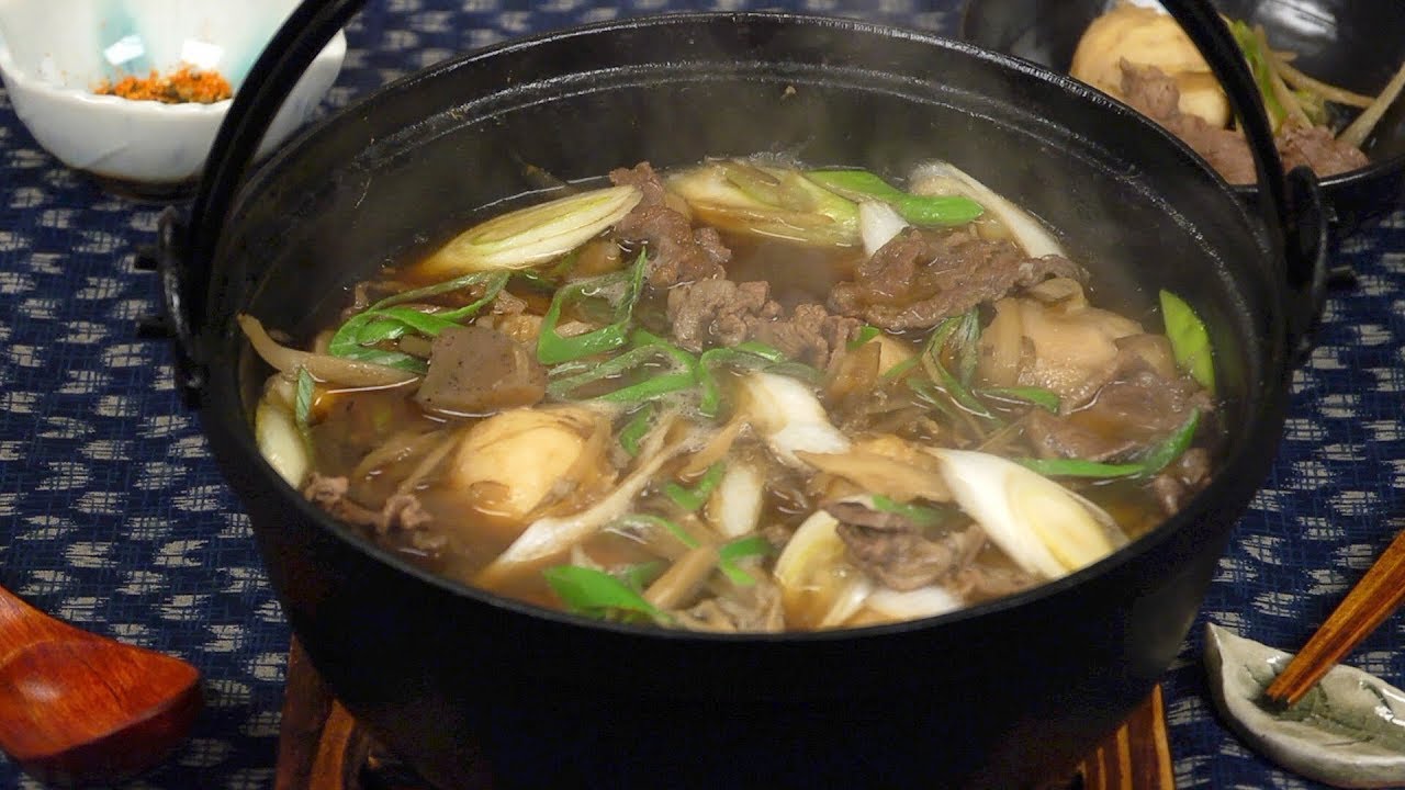 Imoni Recipe (Yamagata-style Taro and Beef Imoni with Soy Sauce Base Broth) | Cooking with Dog
