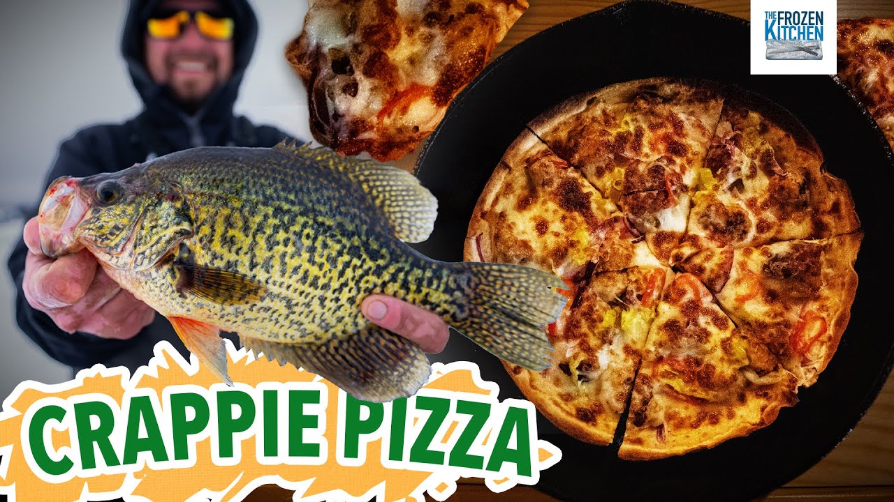 Homemade FISH Pizza with EASY Instructions [Crappie Catch and Cook]