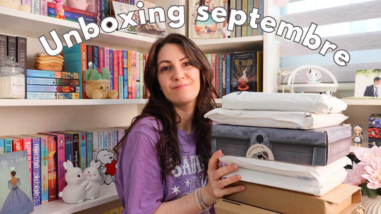 UNBOXING DE SEPTEMBRE ! ENCORE DES LIVRES INCROYABLES !! 📚💜