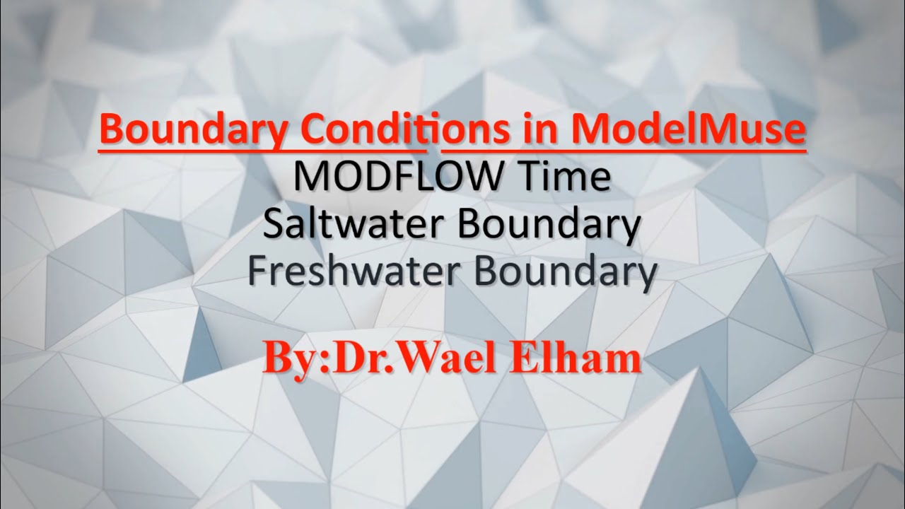 Lect4:Boundary Conditions in ModelMuse