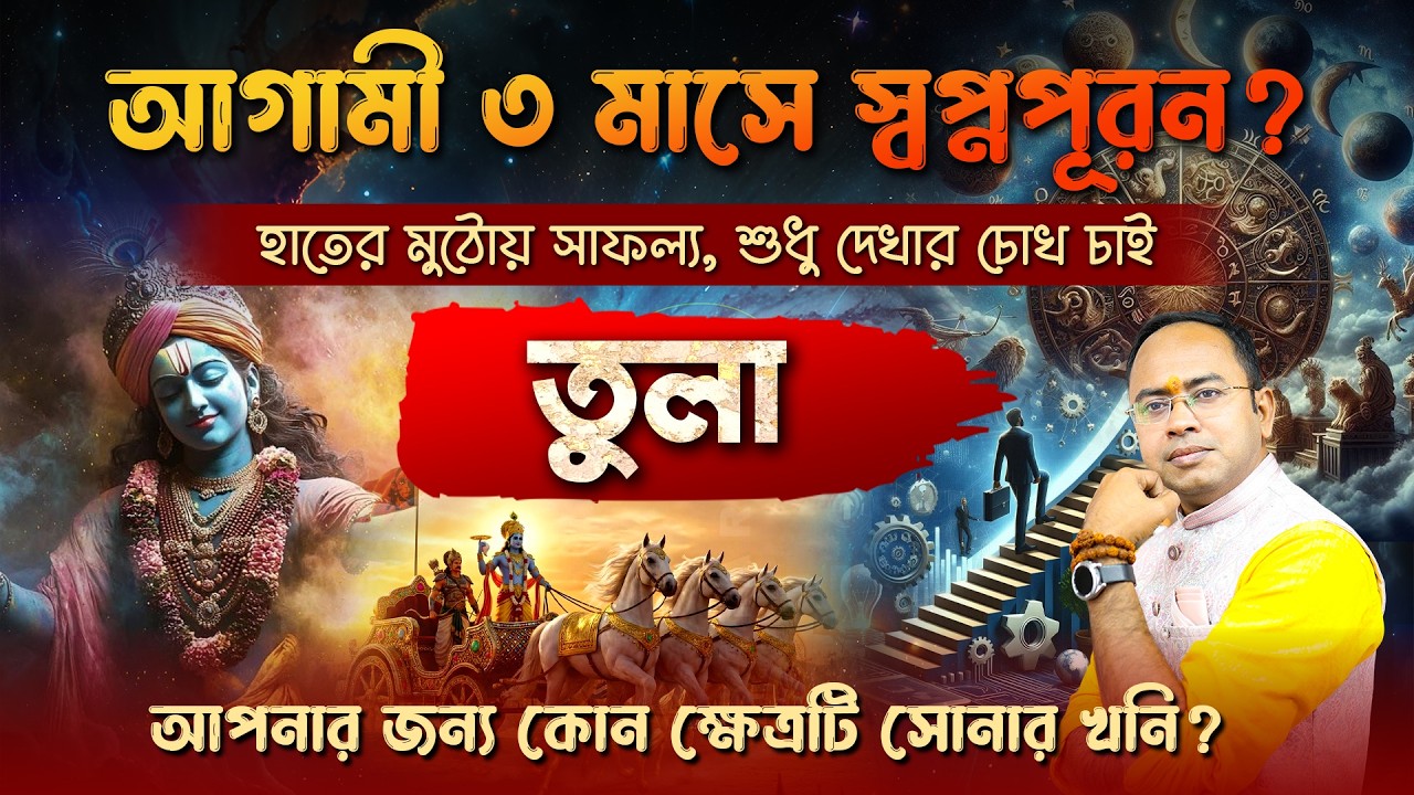 তুলা রাশি: আগামী ৩ মাস কোন পথে উন্নতি? ♎ Libra Career & Wealth Prediction 2026 | Santanu Dey