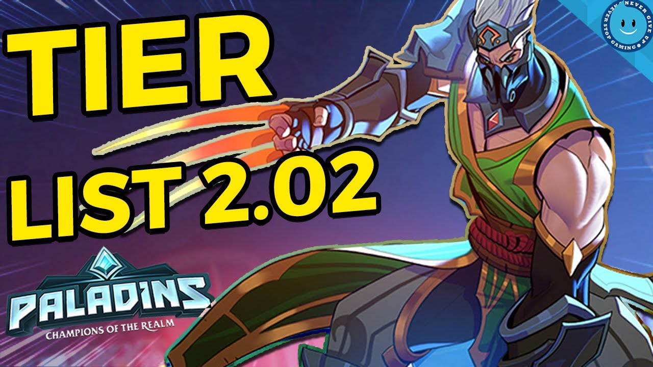 PALADINS TIER LIST 2.02 | The Champions You SHOULD BE PLAYING!