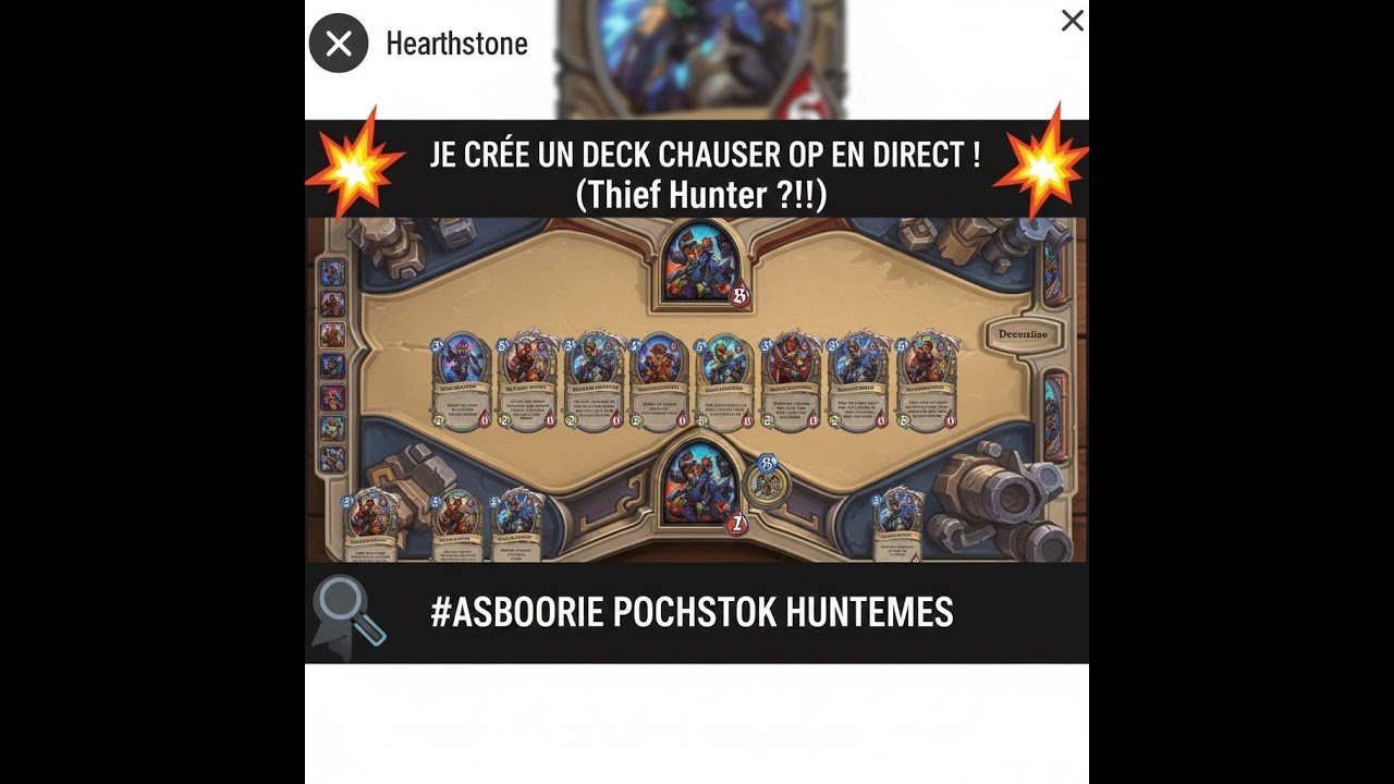[Hearstone] JE CRÉE UN DECK CHASSEUR ! (Meta Hearthstone ou pas ) 🐾