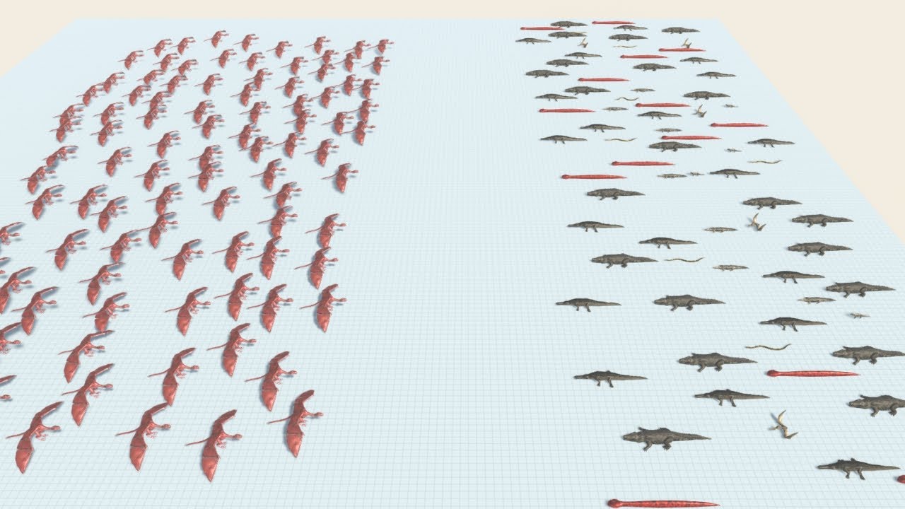 100 Wyvern Army vs ALL Faction Armies with Similar Cost ARBS Animal Revolt Battle Simulator