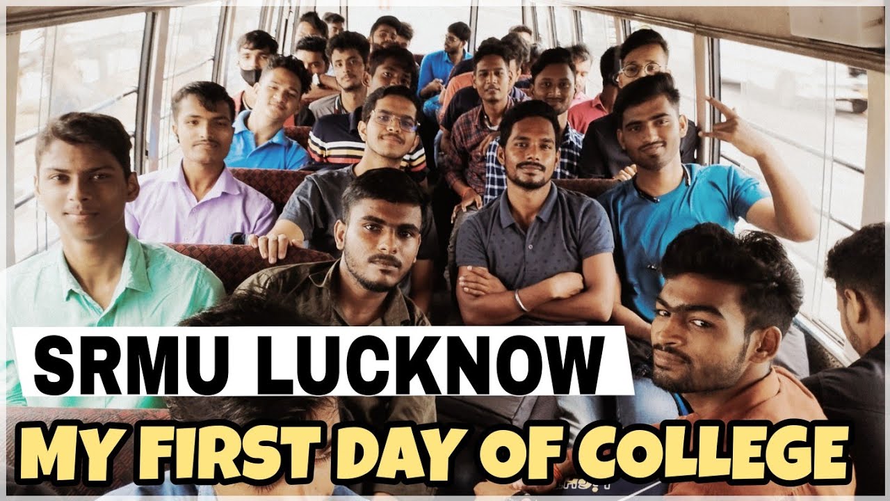 🙃Vlog#1 | My first day of the college // Shri Ramswaroop Memorial University, Lucknow |