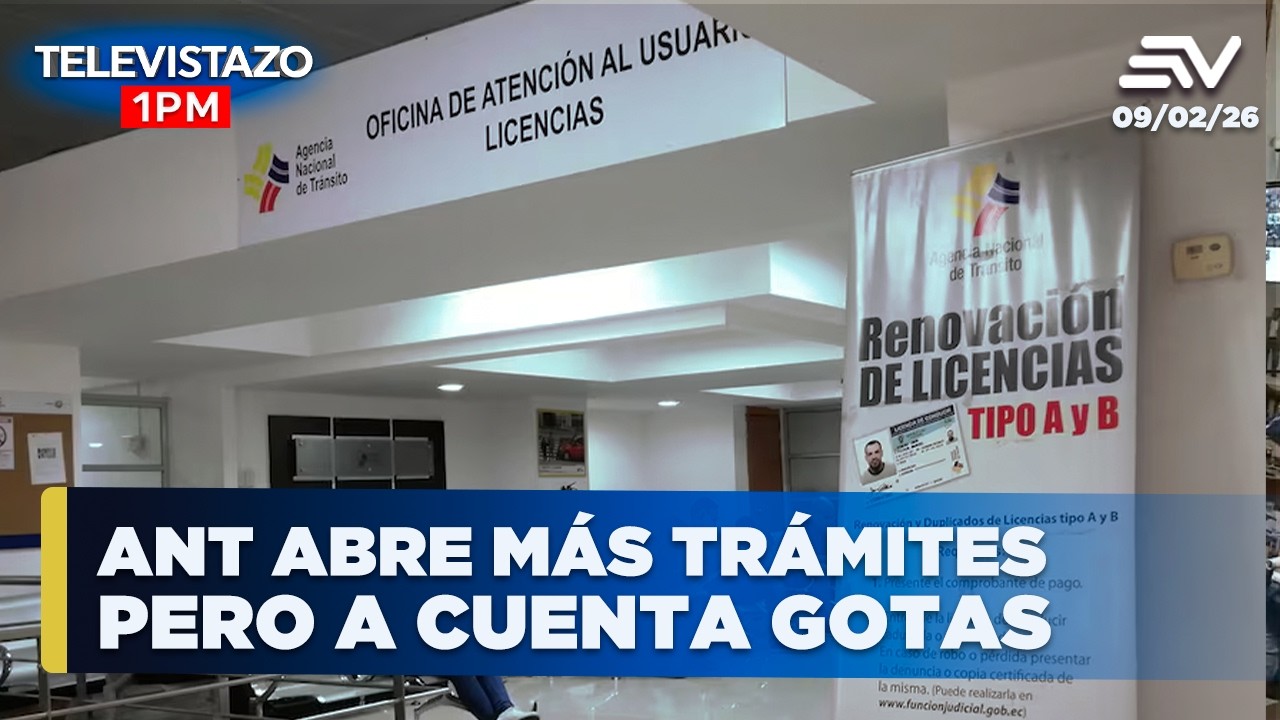ANT abre más trámites pero a cuenta gotas | Televistazo 1PM🔴 10 febrero 2026