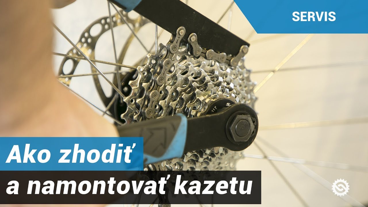 Ako zhodiť a spätne namontovať kazetu?
