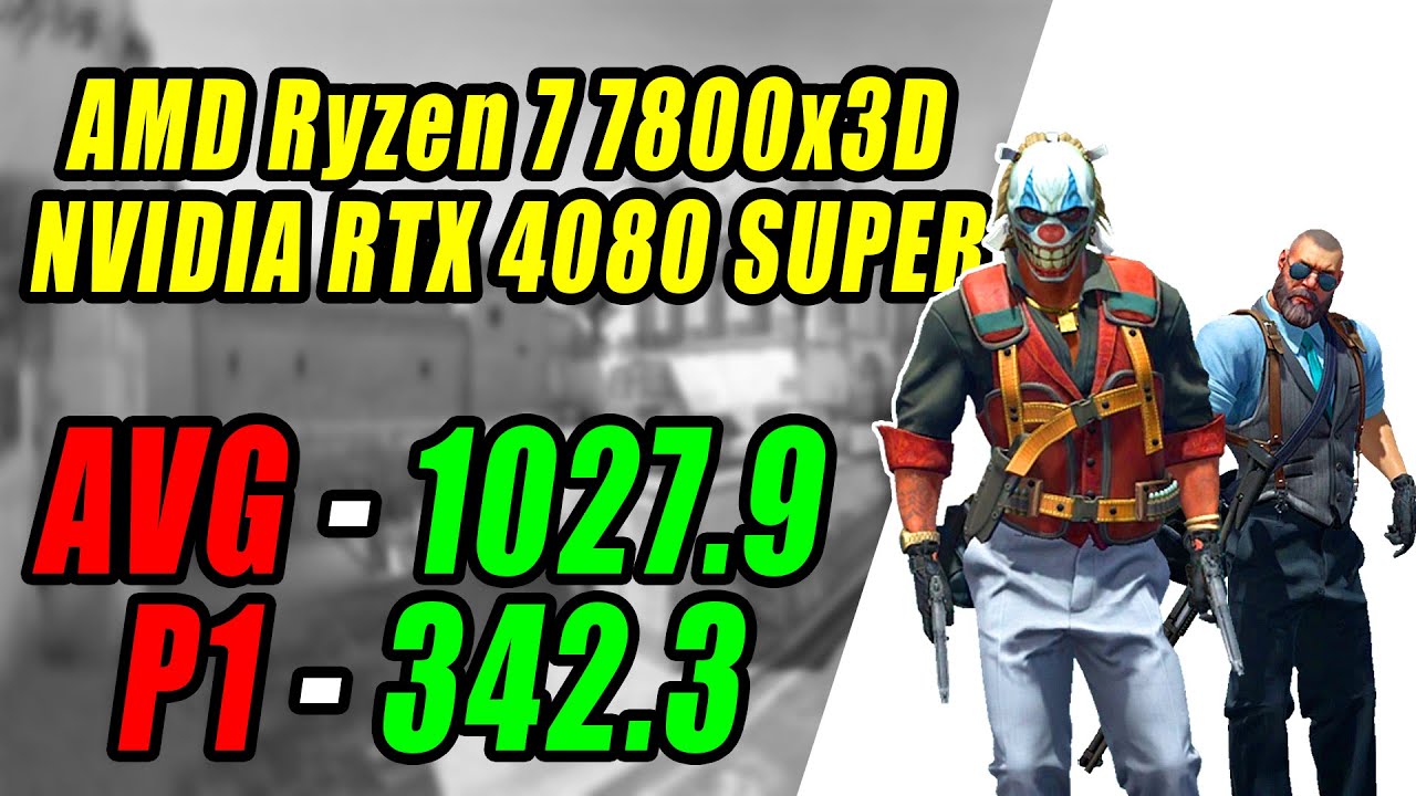 CS2 benchmark dust2 | AMD Ryzen 7 7800X3D | RTX 4080 Super | 1000 FPS