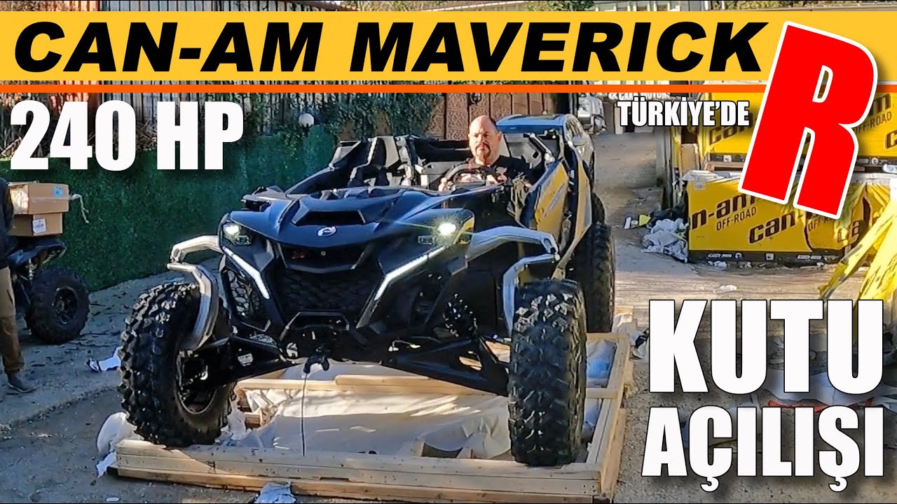 240 HP'lik Can-Am Maverick R Türkiye'de - Kutu Açılışı