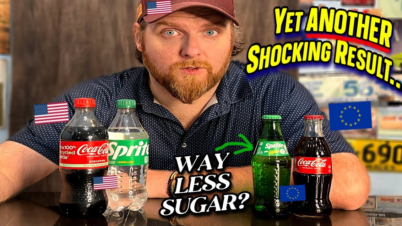 Сравнение европейской и американской Coca-Cola и Sprite/тест вкуса