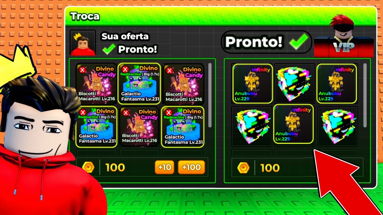FIZ A MELHOR TROCA de BRAINROTS INFINITY em SERVIDOR PUBLICO! no FUJA DO TSUNAMI BRAINROT