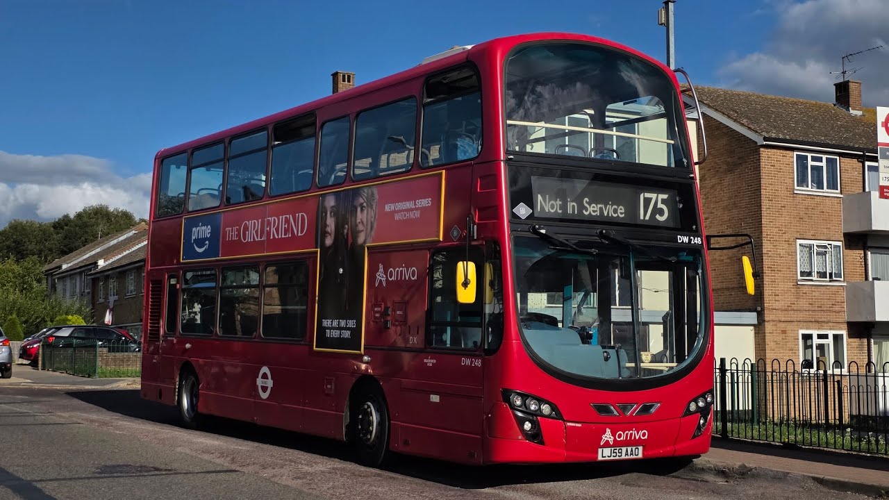 Full Route Visual - Route 175 - Dagenham, New Road - Hillrise Estate