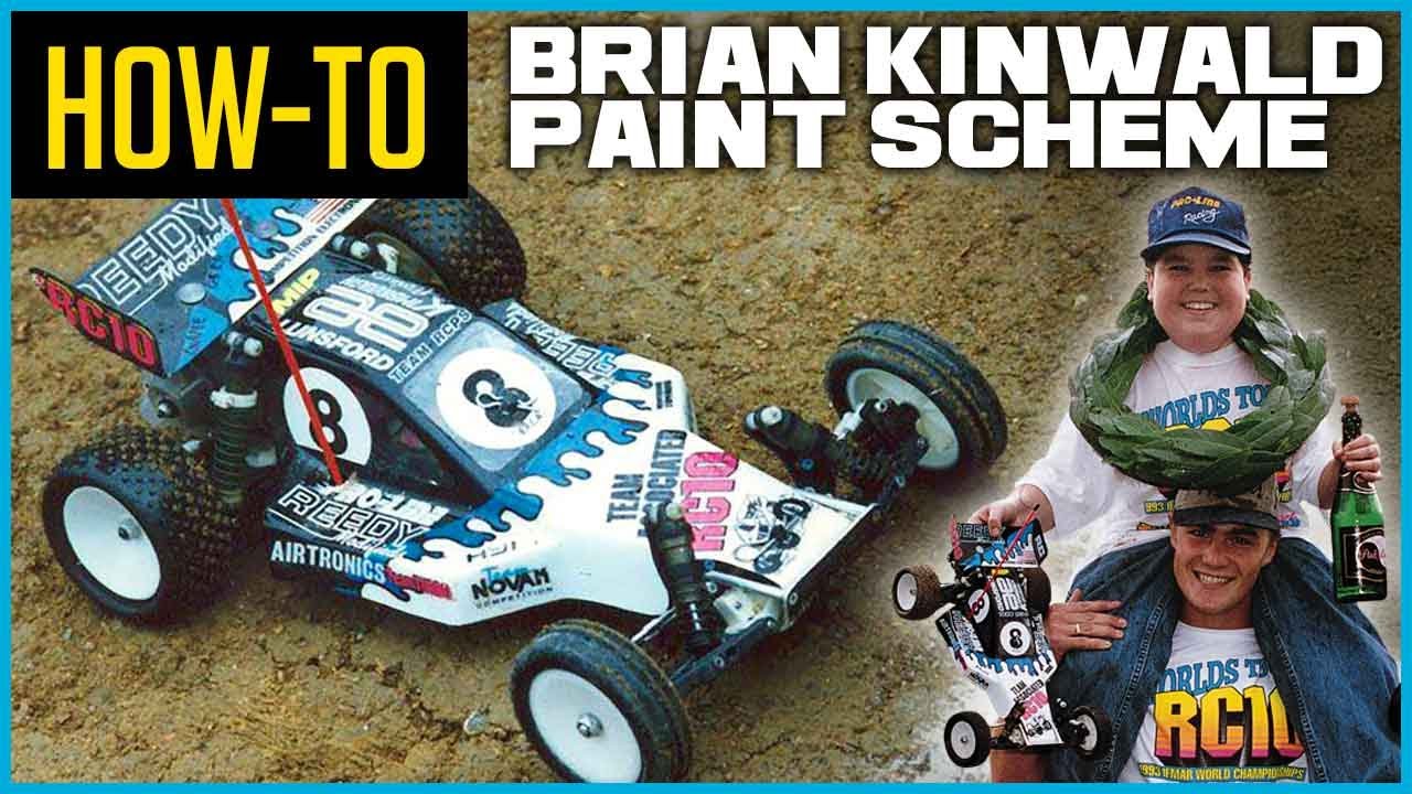 Painting the 1993 IFMAR Worlds Brian Kinwald Body