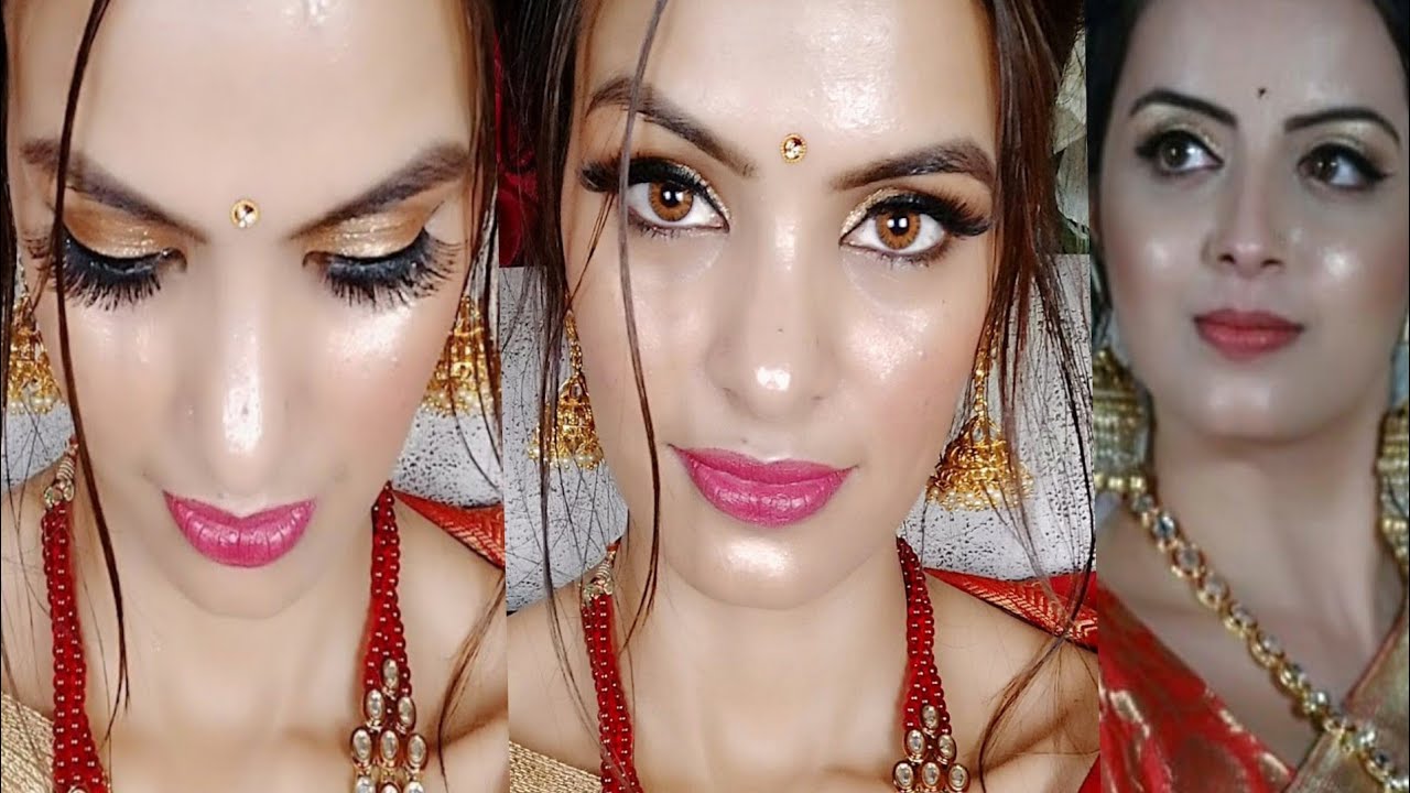 Shrenu Parikh {Janvi Mittal} Inspired Super Glossy Makeup From Serial Ek Bhrm-Sarvagun Sampanna