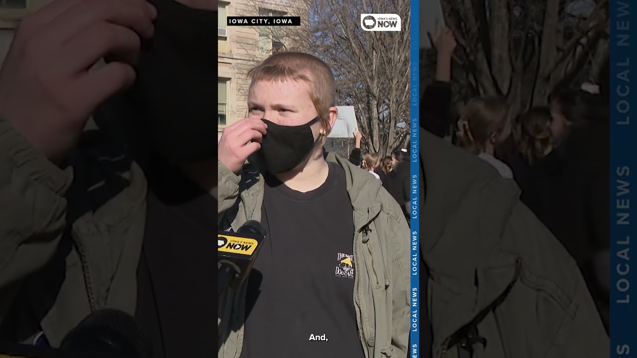 Iowa City students rally against immigration enforcement policies