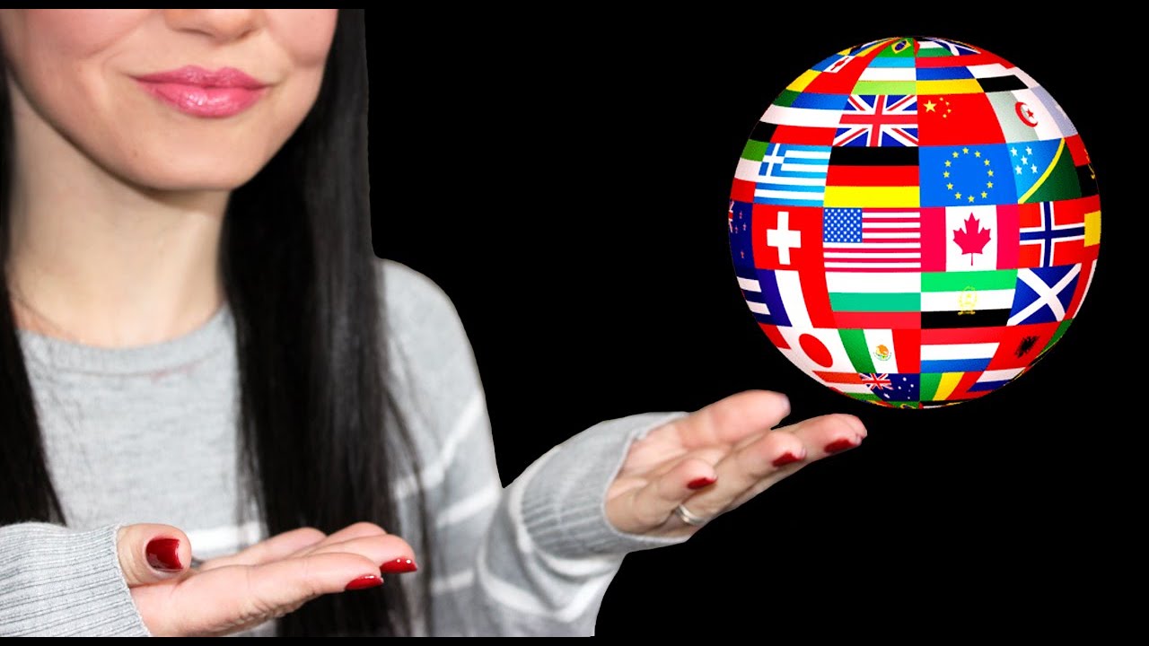 ASMR | BANDEIRAS DE PAÍSES | Sussurro - Pt BR