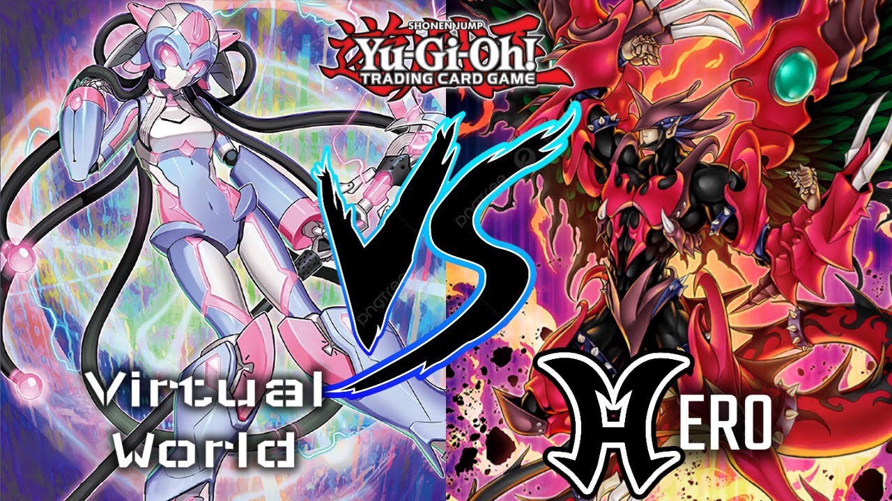 Yugioh! Virtual World VS HERO Live Duel Playtesting