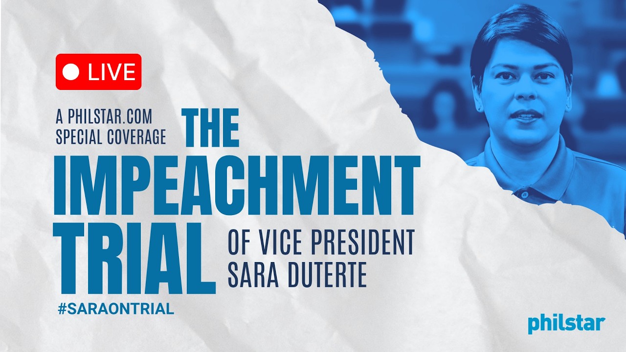 LIVE: VP Sara Duterte impeachment trial | August 3