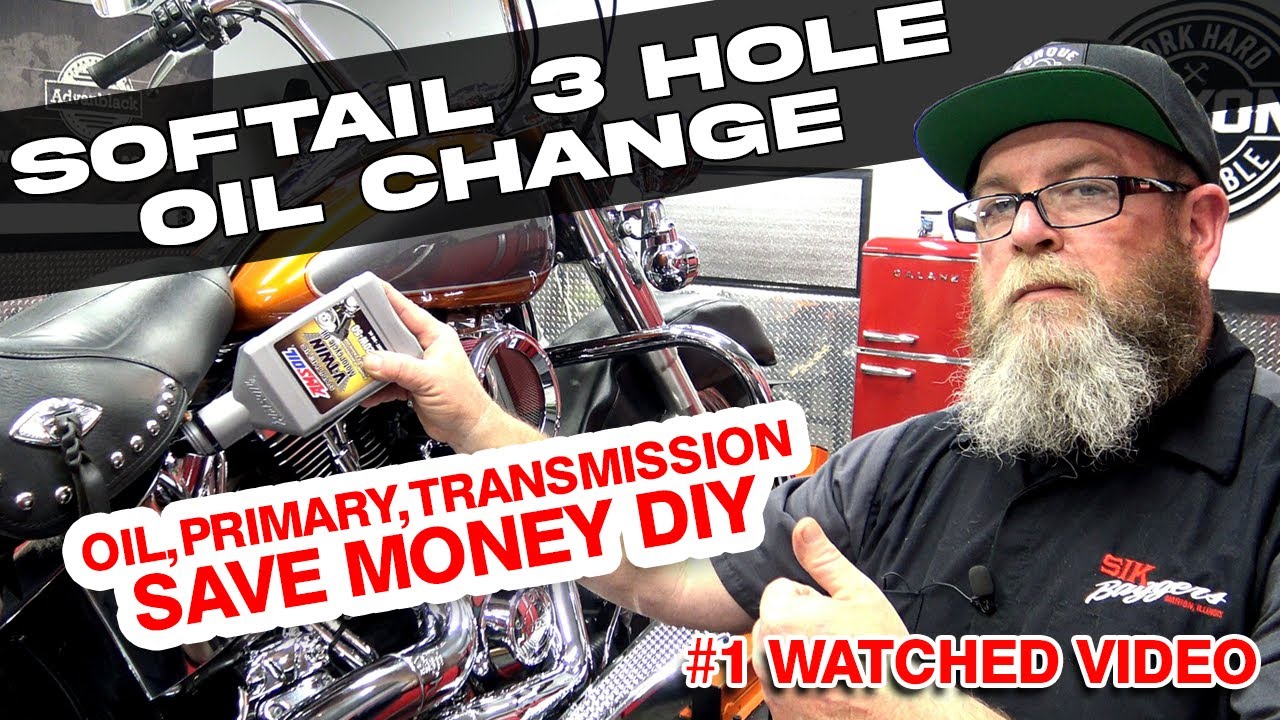 ⚡Twin Cam Softail @Complete 3 Hole Oil Change  @Harley-Davidson ⚡