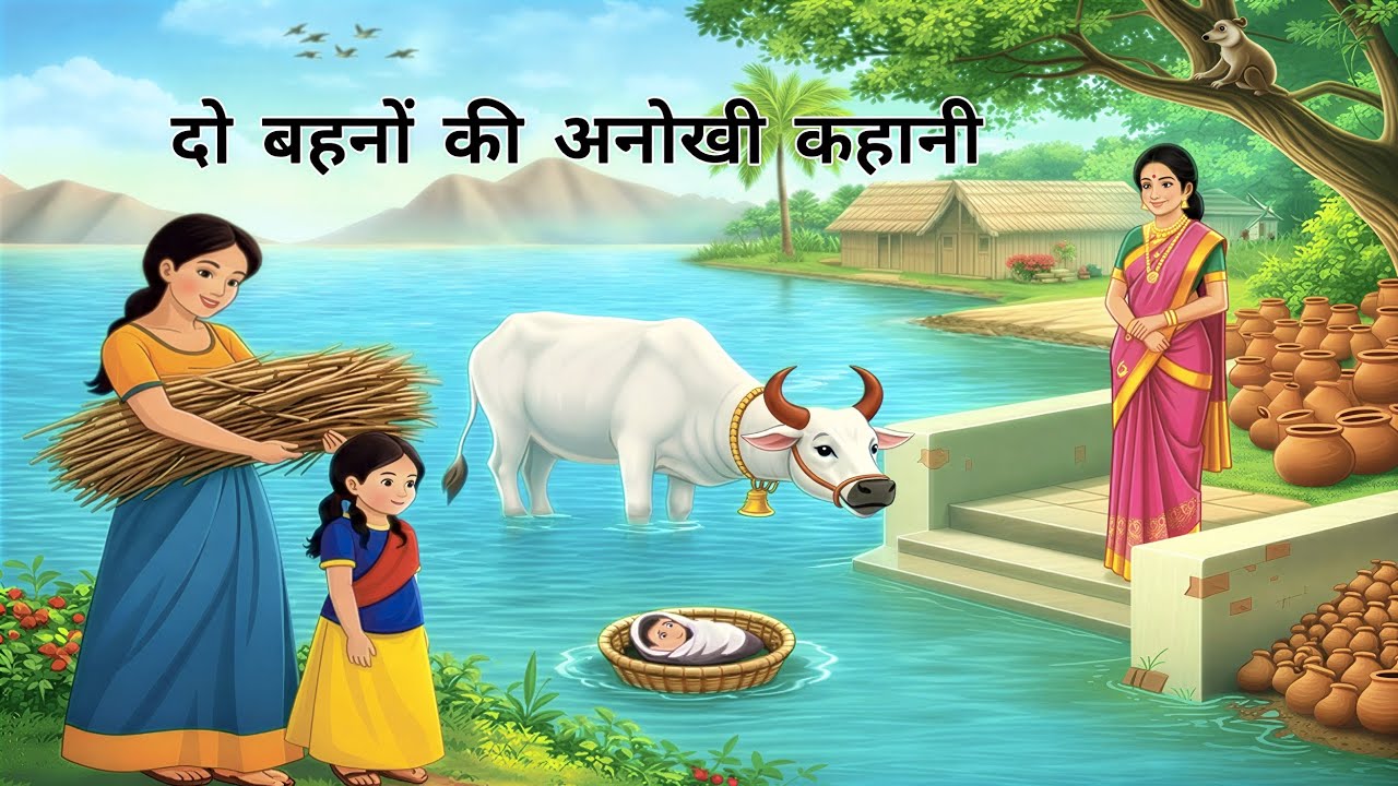 दो बहनों की अनोखी कहानी || Hindi kahani || Moral story || two sisters ki kahani #viral 
