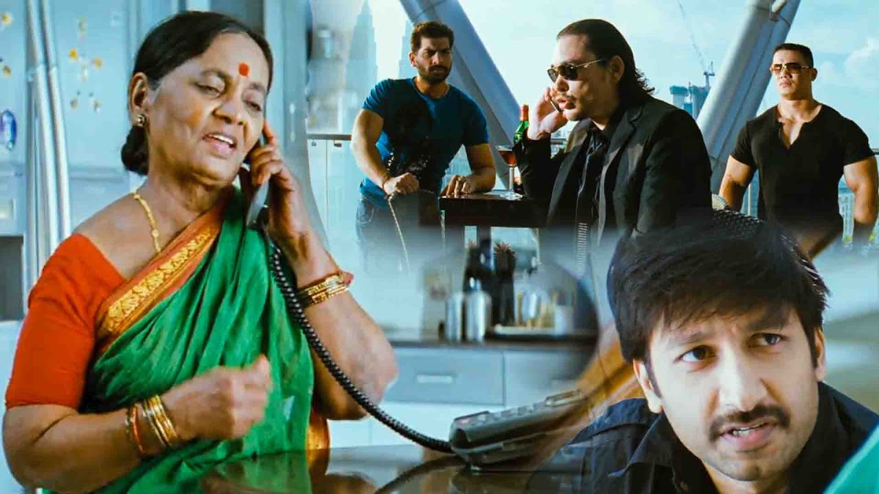 Gopichand Telugu Blockbuster Movie Ultimate Phone Call Comedy Scene || Kotha Cinema