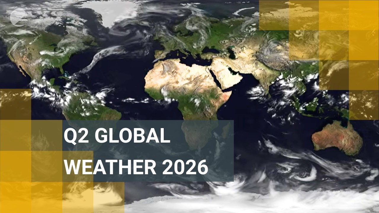 Global weather April - June 2026