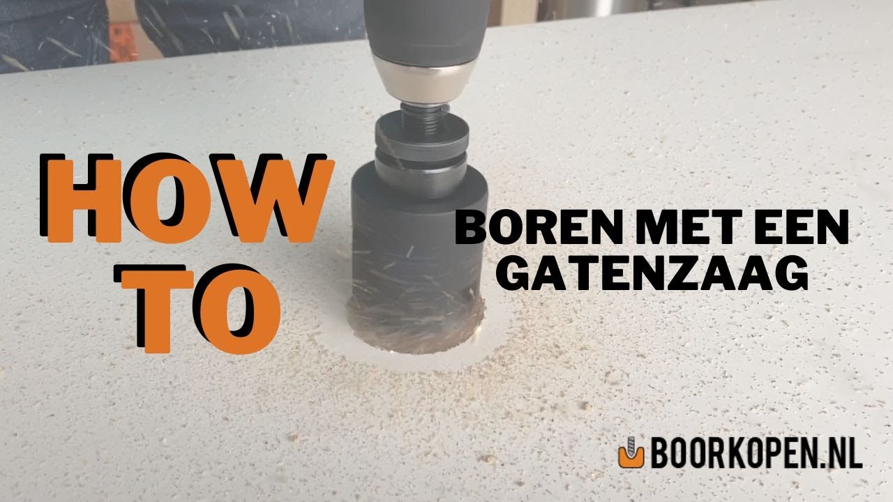 Boren met een gatenzaag | Boorkopen.nl