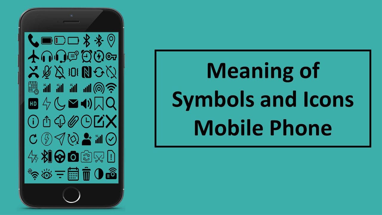 Mobile Status bar Icons meaning Mobile Symbol Name