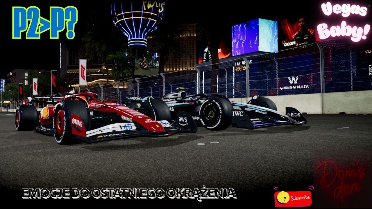 Liga SimSprintSeries F1 Split: B Season: Jesień. R02 Vegas Baby!. Podsumowanie Wyścigu