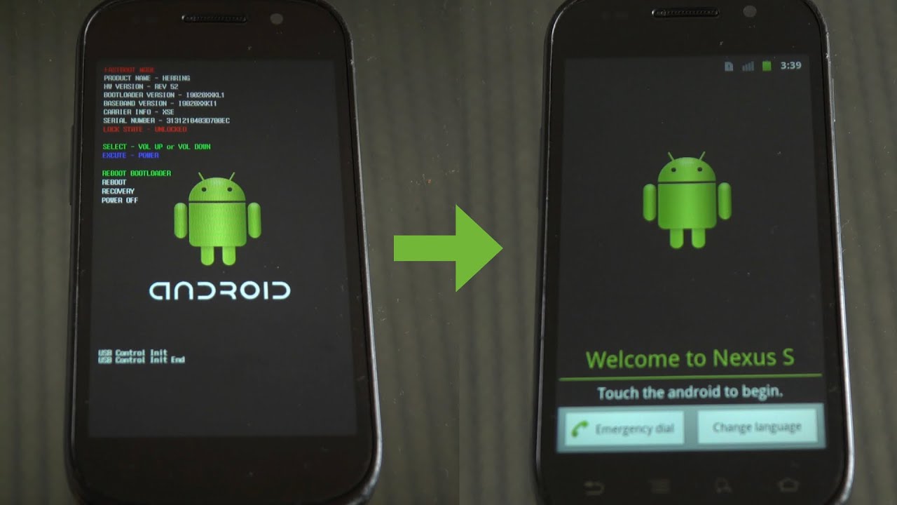 Restoring a Nexus S like it's 2012?
