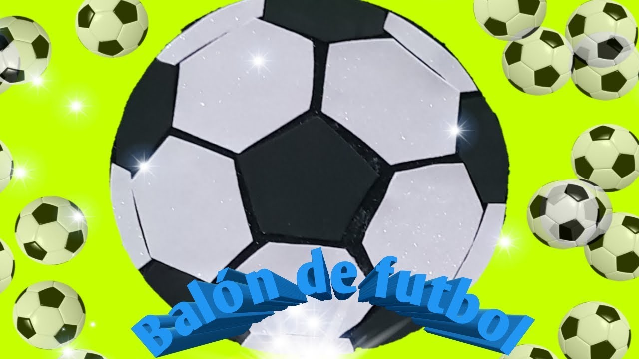 COMO HACER BALON DE FUTBOL  DE FOAMY PARA CENTRO DE MESA