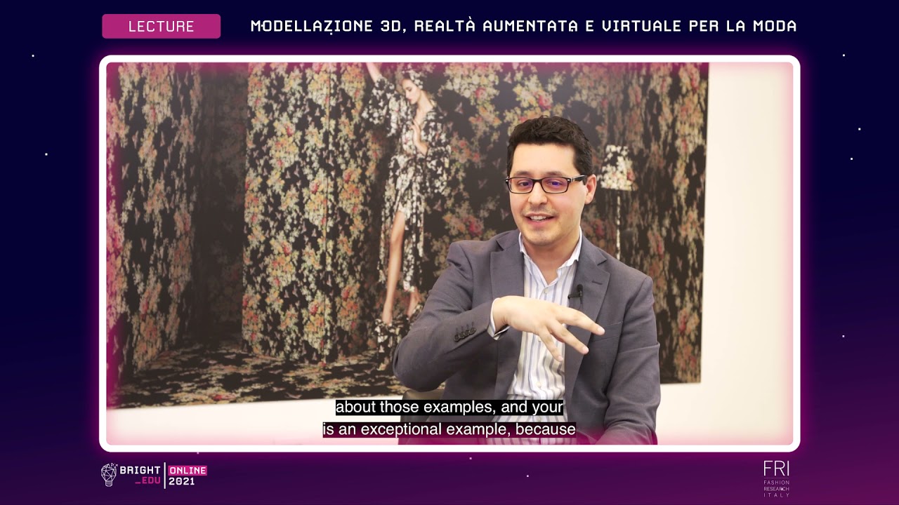Modellazione 3D, Realtà aumentata e virtuale per la Moda
