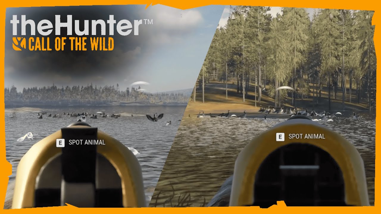 محاكي الصيد | قرضنا البط والوز 2#  ( فوق قدرتنا 😂) | TheHunter Call of the Wild