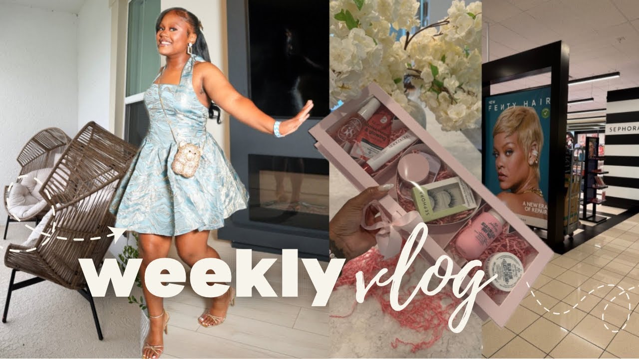 weekly vlog! my mini-me prom + new patio chairs + mother's day gift + cooking & shopping