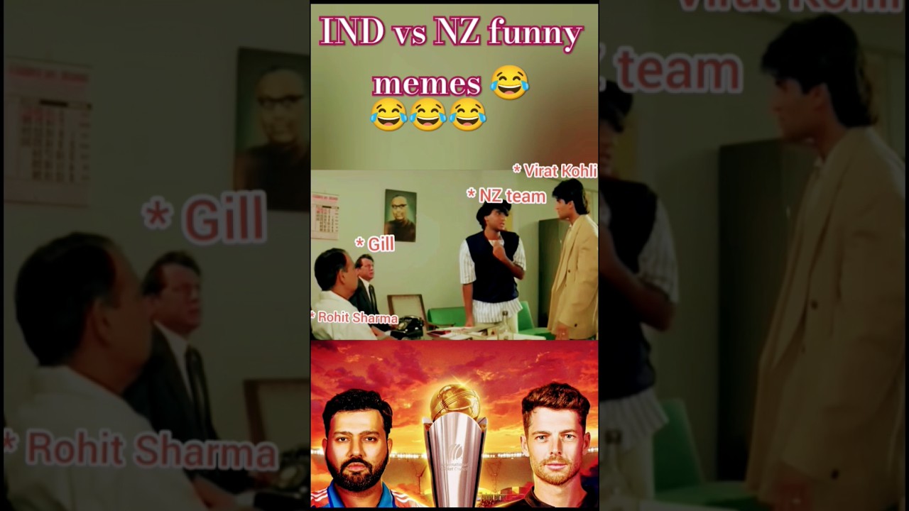 India vs New Zealand funny memes 2025 😂😂| #shorts #cricket #indiancricketer #newzealandcricket