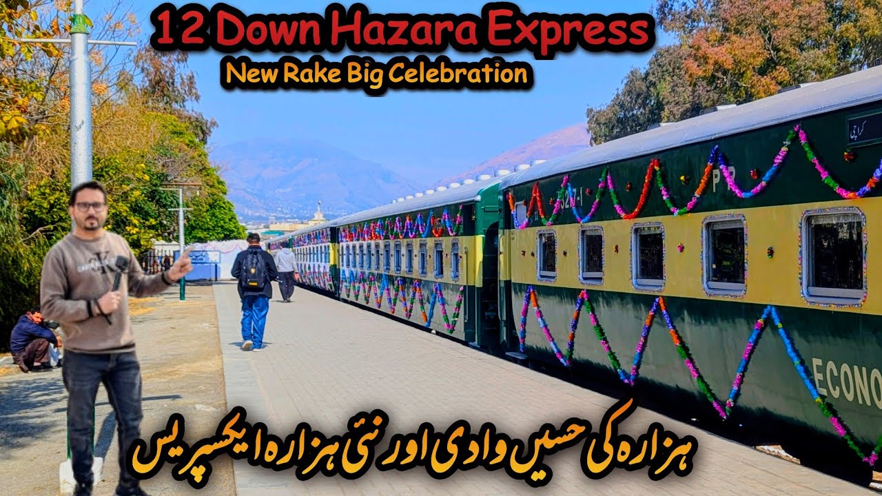Historic Day for Hazara Express | New Rake, New Hope | New Train Inauguration by Railway Minister
