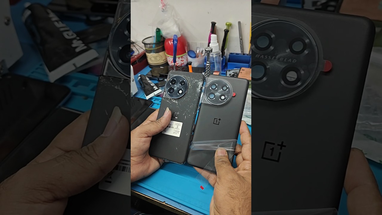 One plus 11 back glass original vs copy scam #oneplus #backglass