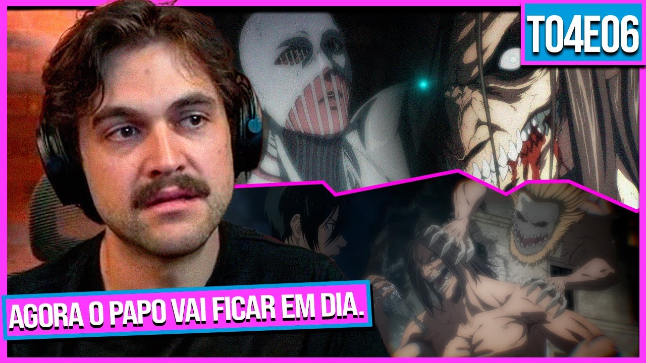 O Reforço chegou para o Eren e a briga ta feia hein!  | AOT T04EP06