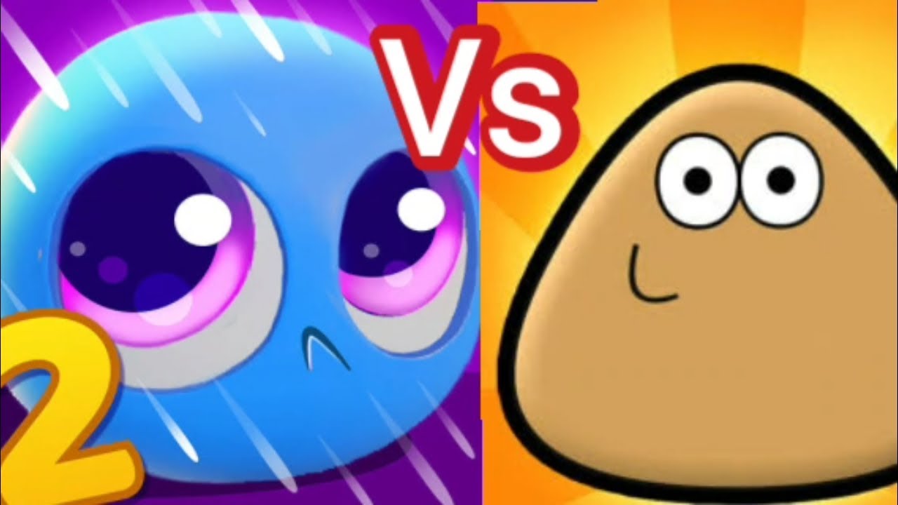 My Boo 2  VS  Pou - Qual e o Mais Divertido ?? (comparativo)