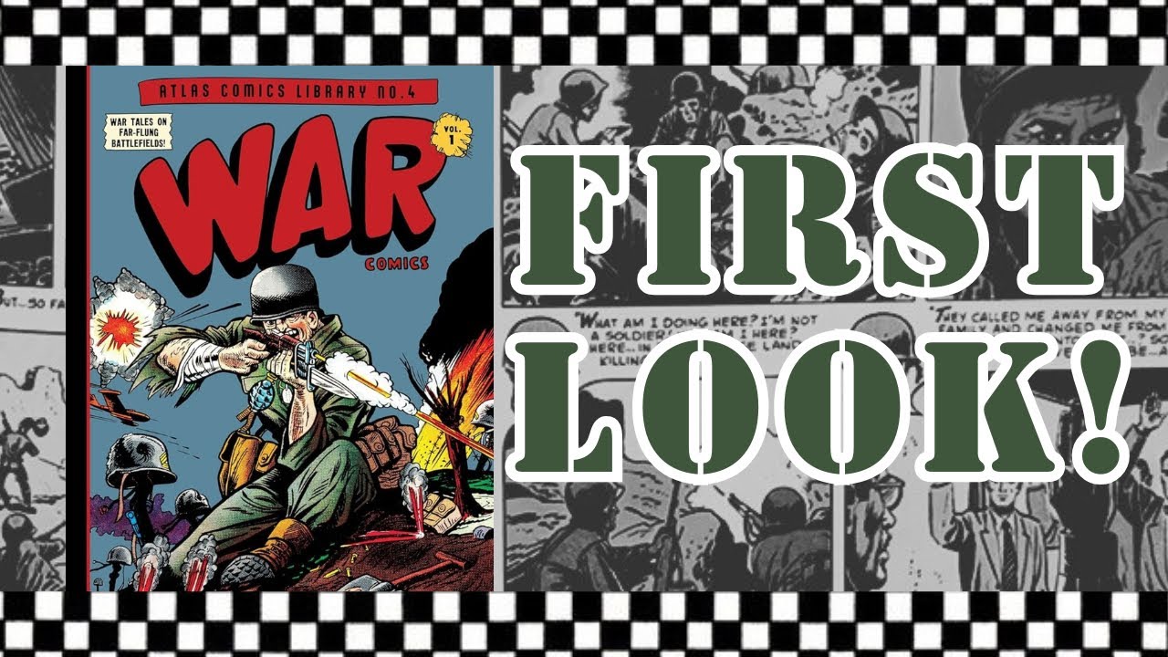 WAR COMICS Atlas Comics Library | Fantagraphics | Marvel | Расс Хит | Джо Манили |