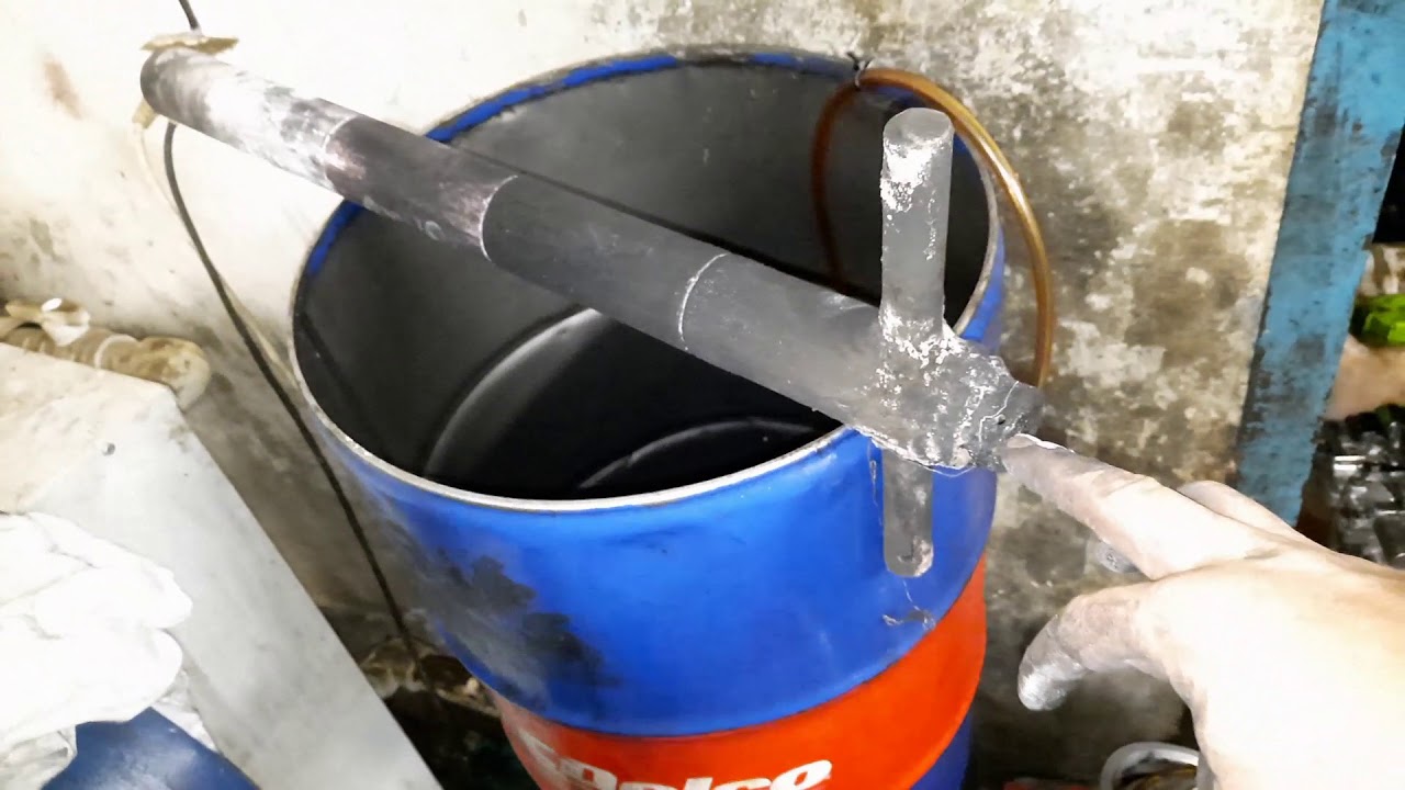 Заводской котёл на отработке с наддувом