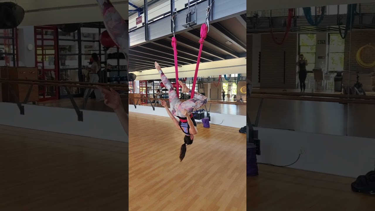 Easy & Short Aerial Hammock trick #aerial #aerialhammock #tutorial #hammock #tricks #howto