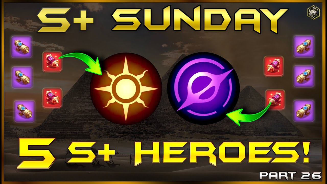 5 S+ heroes Pulled + god/Voider from the Red Faction Scrolls  | S+ Sunday Ep. 26