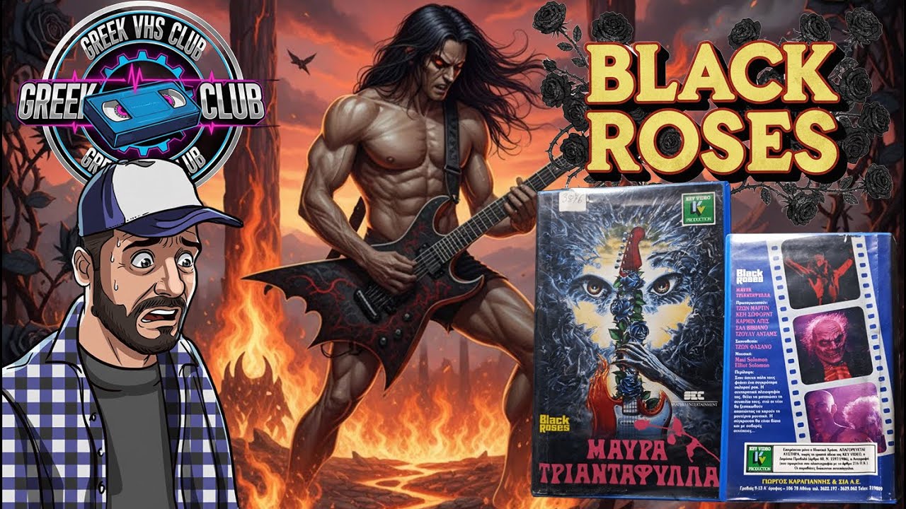 “VHS playback test – Black roses 1988 (original greek tape)” PREVIEW#vhs #playbacktest