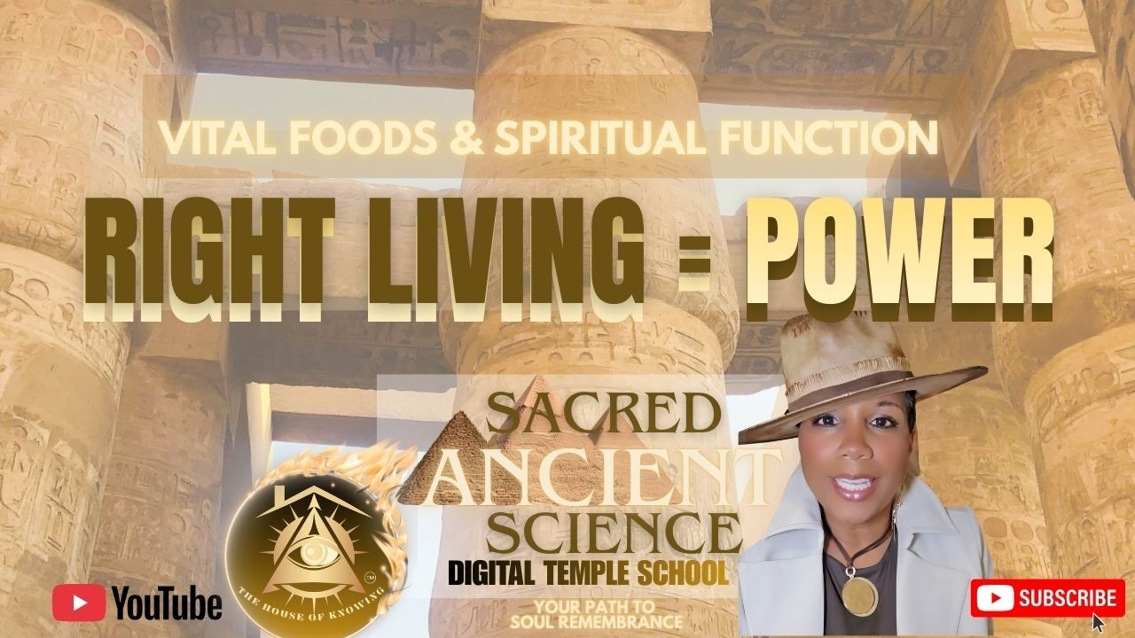 Higher Consciousness: Food, Sleep, Rhythm & Nervous System Discipline  (4/5) #kemeticspirituality